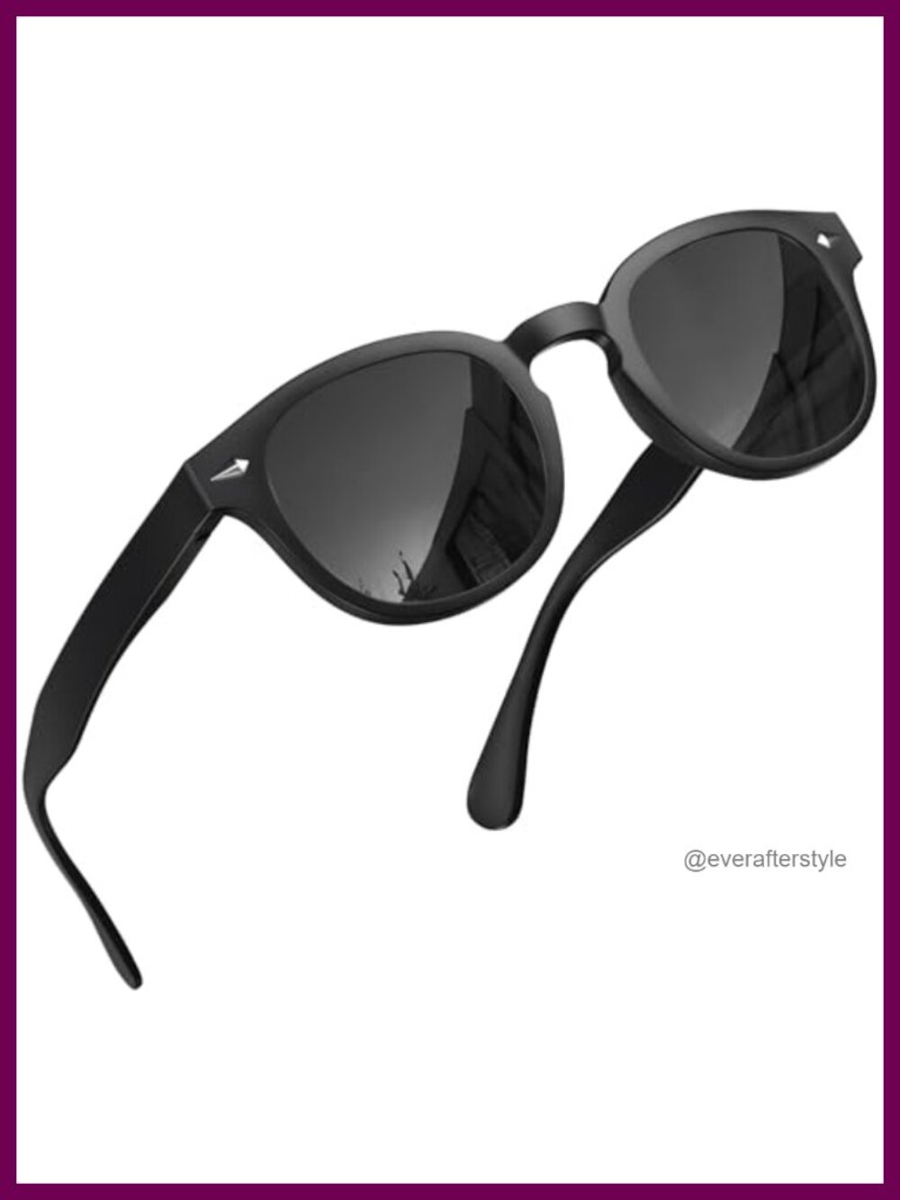 Polarized Retro Round Sunglasses Lightweight Full Frame UV400 Unisex